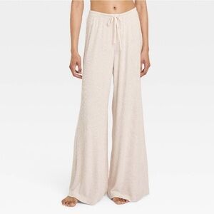 Cozy Ribbed Wide Leg Pants